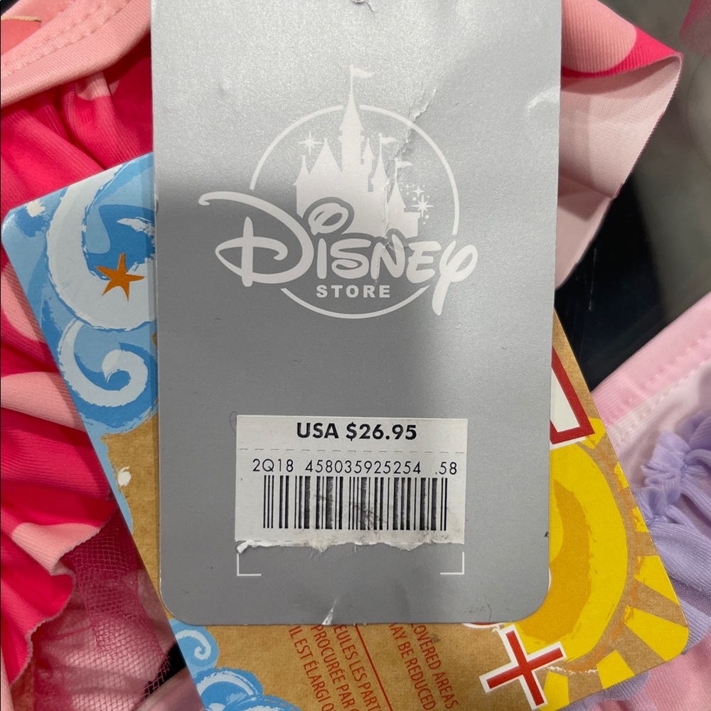 Pink Ruffled Minnie Mouse Swimsuit Set - Picture 3 of 3